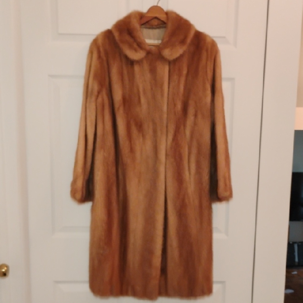 Elegant Women's Mink Coat By Stephen Babia